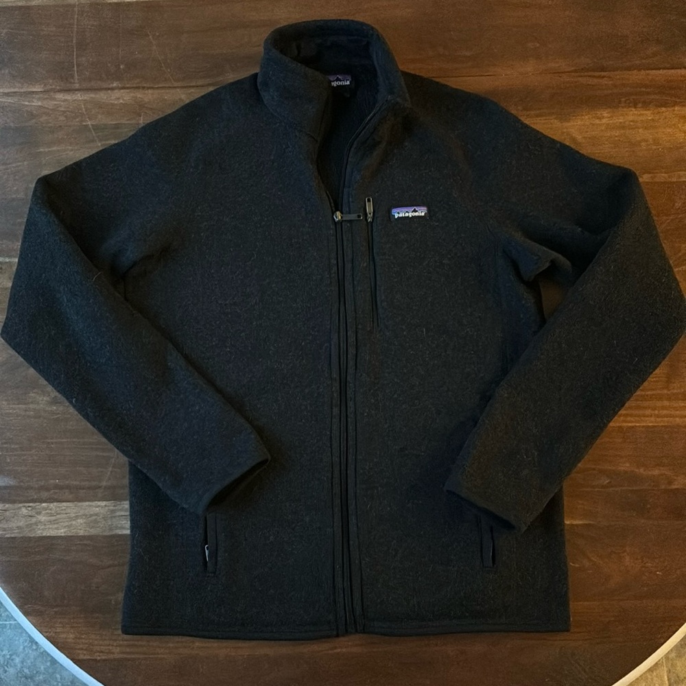 Men’s Better Sweater Fleece Patagonia Zip-Up; Black